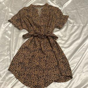 Animal print dress